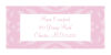 Design Address Baby Powder Pink Labels 2x0.875